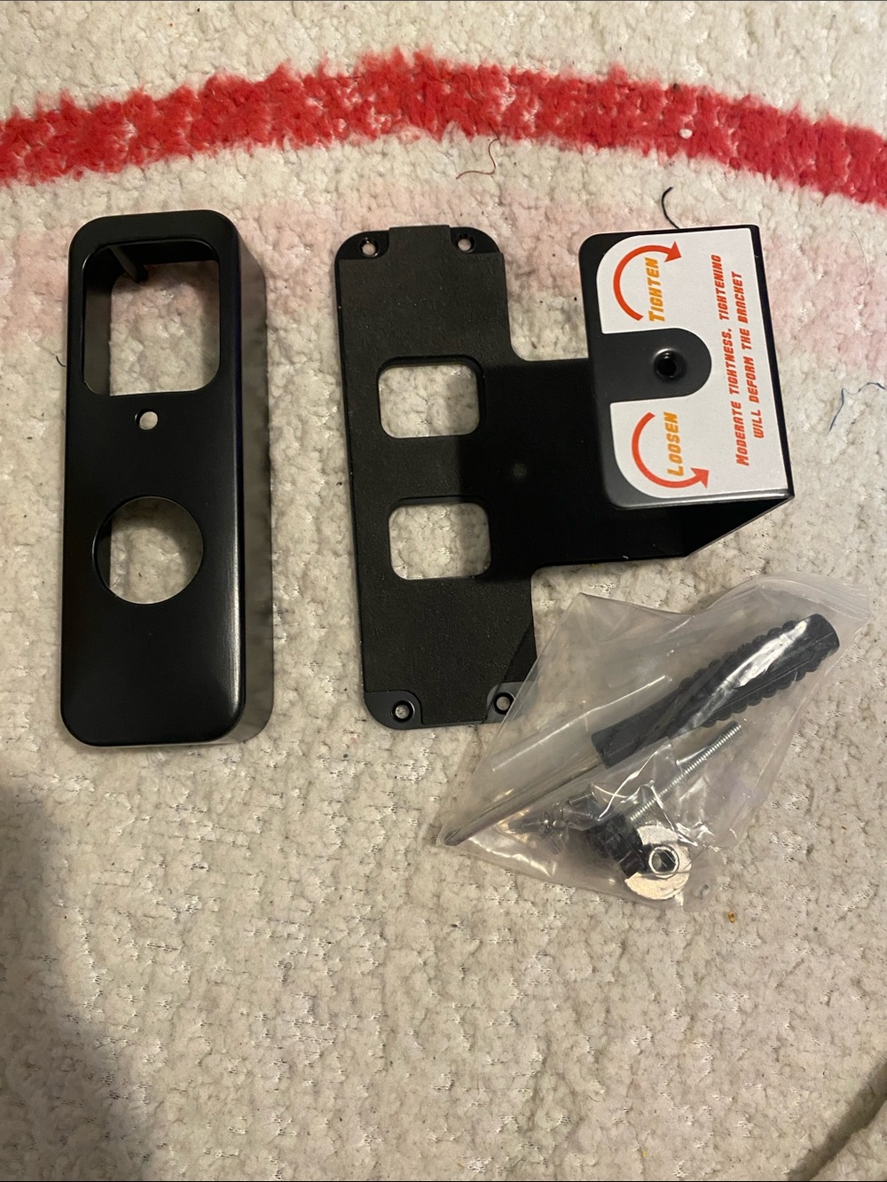 Anti-theft Video Doorbell Mount - Black